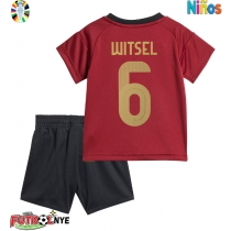 Camiseta Bélgica Axel Witsel #6 Primera Equipación para niños Eurocopa 2024 manga corta (+ pantalones cortos)